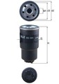 Kraftstofffilter MAHLE ORIGINAL KC 584 für MAZDA CX-3 (DK) 2 Schrägheck (DL, DJ)