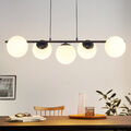 ZMH Pendelleuchte Esstisch 5-Flammig Esszimmerlampe 150CM Höhenverstellbar Flur