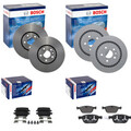 BOSCH BREMSSCHEIBEN + BELÄGE VORNE + HINTEN passend für VOLVO XC60 Bj 2008-2017