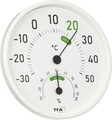 TFA Dostmann Analoges Thermo-Hygrometer 45.2045.02 Innen Außen Temperatur Weiß