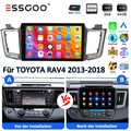 DAB+ 10" Android 15 Autoradio Apple Carplay GPS Für TOYOTA RAV4 2013-2018 2+64GB