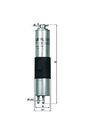 MAHLE (KL 149) Kraftstofffilter für BMW ALPINA