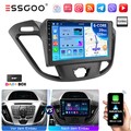 DAB+ Autoradio 2+32G Android 14 Apple Carplay GPS Nav Für Ford Transit 2013-2021