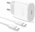 20W Schnell-Ladegerät Netzteil Ladekabel für iPhone 15 16 Plus Pro Max MacBook