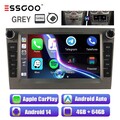 Für Opel Astra H Corsa C D Zafira Android 14 4+64G Autoradio Carplay GPS RDS BT
