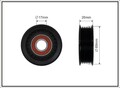 Umlenk-/Führungsrolle Keilrippenriemen CAFFARO 98-00 für CHEVROLET CADILLAC S10