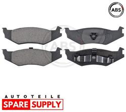 BREMSBELAGSATZ, SCHEIBENBREMSE FÜR CHRYSLER DODGE A.B.S. 38759