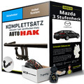 Anhängerkupplung abnehmbar für MAZDA 3 Stufenheck +E-Satz NEU ABE inkl. EBA