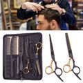 6 Teile/Satz Professionelle Haar Schneiden Ausdünnung Schere Set Salon (