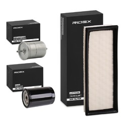 RIDEX Filterset Inspektionspaket Filtersatz für VW GOLF II (19E, 1G1)