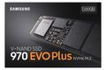 Samsung 970 EVO Plus SSD NVMe Festplatte Internes 500GB M.2 2280 PCIe 3.0 x4
