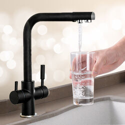 Küchenarmatur 3 Wege Wasserfilter Wasserhahn Trinkwasserhahn Spültischarmatur