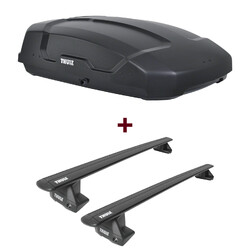 Dachbox Thule Force XT S + Dachträger Thule für Peugeot 3008 II MC / MRnur ohne besondere Dachträgerbefestigung