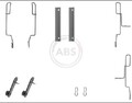 A.B.S. 1188Q Zubehörsatz, Scheibenbremsbelag vorne hinten für ALPINE CITROËN