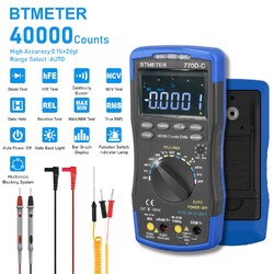 40000 Counts True RMS Digitalmultimeter AC/DC-Strom mit analoger Balkenanzeige