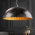 Elegante Design Hängeleuchte GLOW 70cm schwarz gold Hängelampe Pendelleuchte