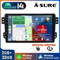CarPlay 32G Android 14 Autoradio Für Opel Agila B 2004-14 Suzuki Splash GPS DAB+