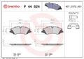 BREMBO P 44 024 Bremsbelagsatz, Scheibenbremse für LAND ROVER
