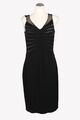 Reiss Damen Kleid Gr. 36 (UK 10) Schwarz Etuikleid Dress