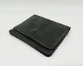 Leder Herren Portemonnaie Echtleder Geldbörse Bodenschatz schwarz Vintage