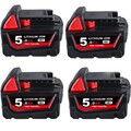 2x Original Akku Für Milwaukee M18 M18B5 18V XC 5.0Ah 12.0Ah Li-Ion 48-11-1860