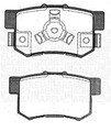 MAGNETI MARELLI Bremsbelagsatz, Scheibenbremse 363916060463 für HONDA