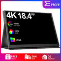 EVICIV 4K Tragbarer Monitor, 18,4 Zoll Portable Display 3840*2160 UHD DHR Für PS