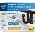 ANHÄNGERKUPPLUNG abnehmbar für Mercedes C-Klasse W202 93-00 +7pol E-Satz ABE
