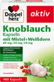 Doppelherz Knoblauch Mit Mistel + Weißdorn - Arterienverkalkung, 480 Kapseln