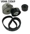 SKF VKMA 33069 Keilrippenriemensatz für CITROËN PEUGEOT Riementrieb