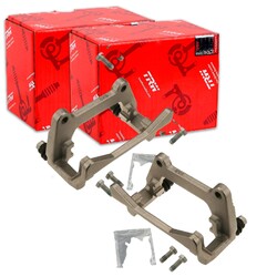 2X TRW HALTER BREMSSATTEL TRÄGER HINTEN VORNE BEIDSEITIG PASSEND FÜR AUDI A4 A5