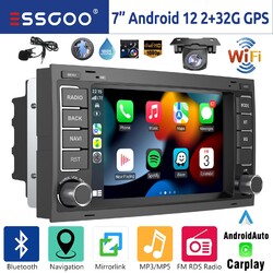 Android 12 Autoradio Carplay GPS Navi RDS MIK Kam Für VW T5 Transporter Multivan