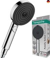 hansgrohe Pulsify Select S - Duschkopf, Handbrause mit 3 Strahlarten