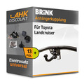 Für Toyota Landcruiser 07- BRINK Anhängekupplung abnehmbar + 13polig E-Satz NEU