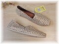 Toms leichte Slipper Schuhe Halbschuhe Mokkasins Roségold gepunktet Gr. 43,5  12