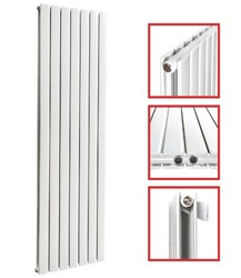 Design Paneelheizkörper Flachheizkörper Badheizkörper Mittelanschluss HeizkörperDesignprofil 70x15_ein/zweilagig_Ma50mm_Schnell Versand