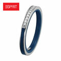 ESPRIT Damen Ring Marin Silver Glam Blue Schmuck 925 Silber ESRG91939D180 TOP