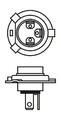 BOSCH 1 987 302 045 Glühlampe, Fernscheinwerfer für Chevrolet