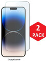 2x Panzerfolie iPhone 16 15 14 13 12 11 X PRO MAX Echt Glas Display Schutzfolie