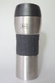 Melitta Thermo Mug, doppelwandiger Isolier-Trinkbecher Edelstahl silber 400 ml