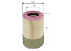 Bosch F 026 400 068 Luftfilter