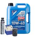 Motoröl 10W40 LIQUI MOLY Super Leichtlauf 5L+MAHLE Ölfilter +Cera Tec