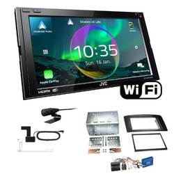 JVC Autoradio WiFi Apple CarPlay DAB für Mercedes Benz M-Klasse 2005-2011 Canbus