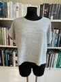♛ MAJESTIC ♛ Pullover grau 38 Leinen NP 159,-