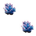  2 Count Aquarium Deko Fischtanklandschaft Künstliche Pflanzen Für Aquarien
