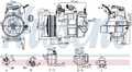 NISSENS 890800 Kompressor, Klimaanlage für FORD