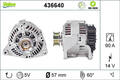 Lichtmaschine Generator 57mm 5 Rillen 90A VALEO für AUDI A6 C5