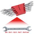 KS TOOLS 517.0145 Doppel-Maulschlüssel-Satz, 5-tlg 8-19mm