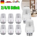 2/4/6 Stk Heizungsthermostat Heizkörperthermostat Thermostatkopf Heizungsregler