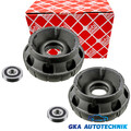 2x FEBI Domlager Federbeinlager Vorne für Renault Vivaro Trafic II DCi, Opel